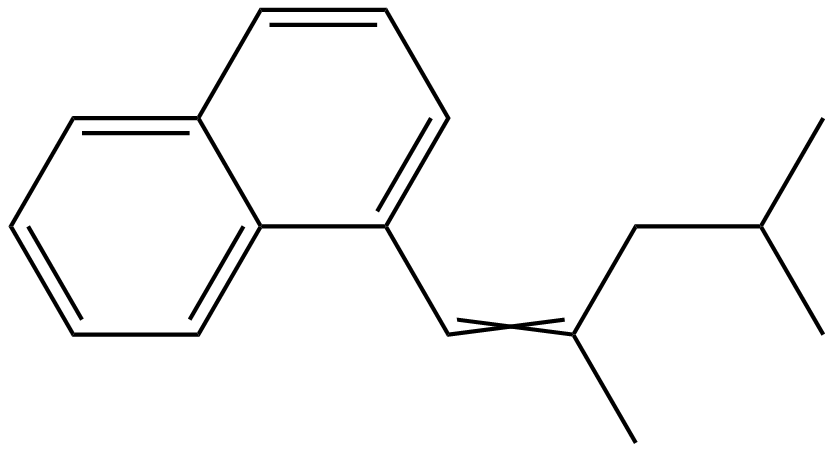 Image of 1-(2,4-dimethyl-1-pentenyl)naphthalene