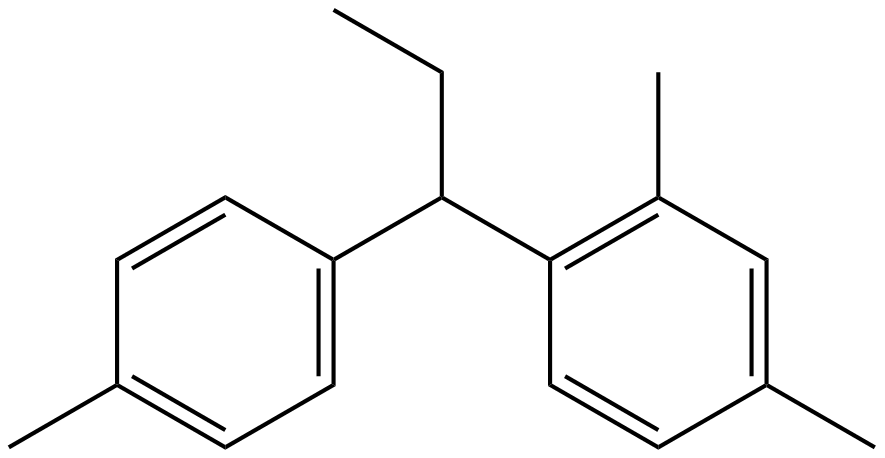 Image of 1-(2,4-dimethylphenyl)-1-(4-methylphenyl)propane