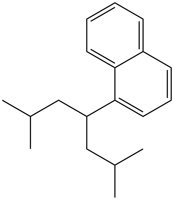 Image of 1-(3-methyl-1-(2-methylpropyl)butyl]naphthalene