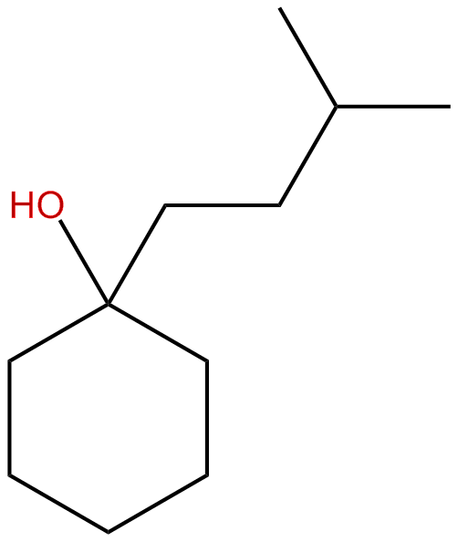 Image of 1-(3-methylbutyl)cyclohexanol