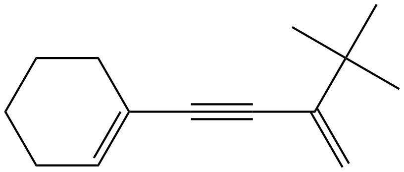 Image of 1-(3-methylene-4,4-dimethyl-1-pentynyl)cyclohexene