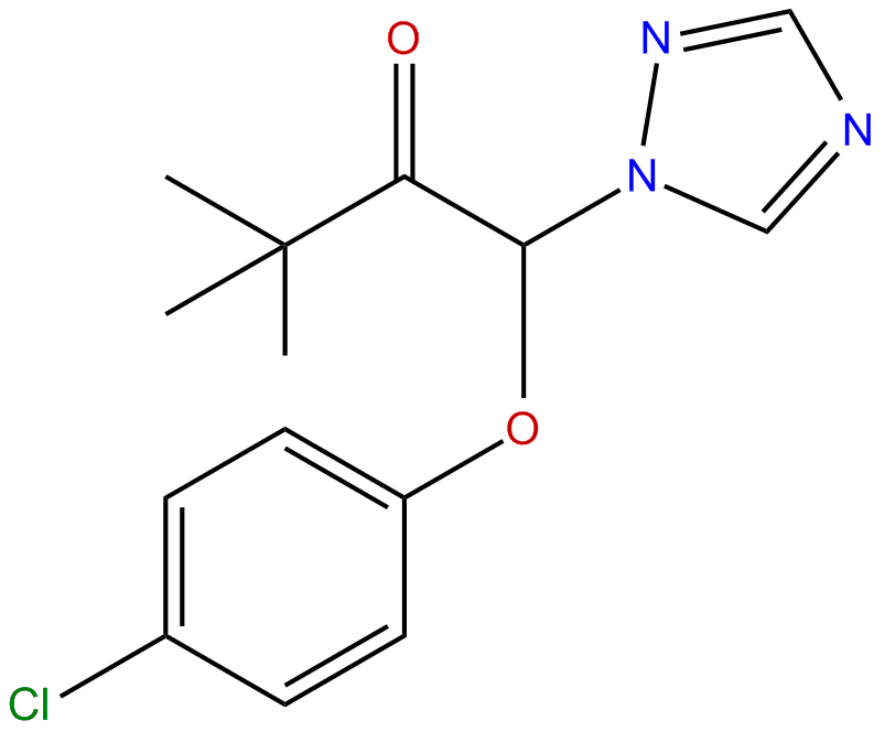 Image of 1-(4-chlorophenoxy)-3,3-dimethyl-1-(1H-1,2,4-triazol-1-yl)-2-butanone