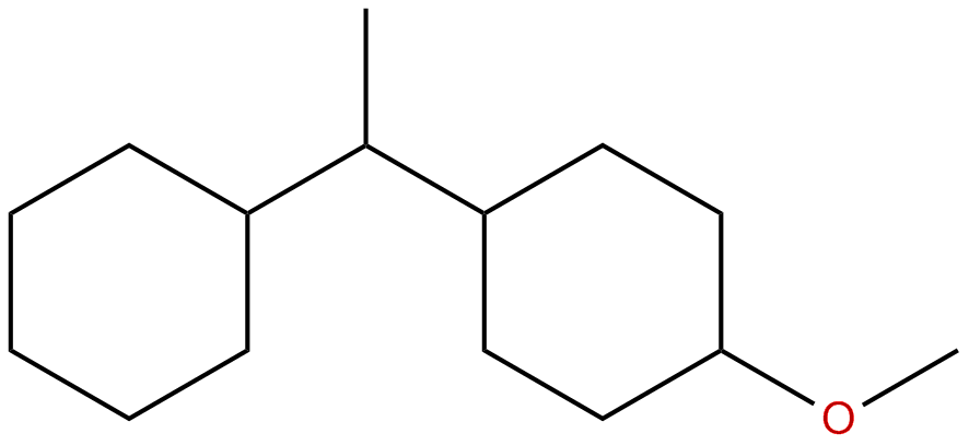 Image of 1-(4-methoxycyclohexyl)-1-cyclohexylethane