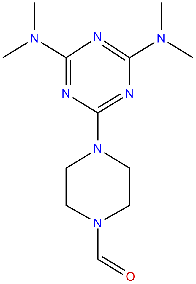 Image of 1-(4'-Formyl-1-piperazinyl)-3,5-bis(dimethylamino)-s-triazine