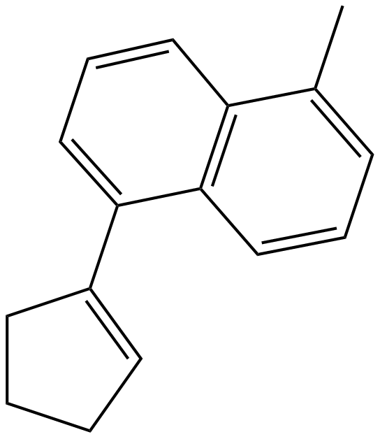 Image of 1-(5-methyl-1-naphthyl)cyclopentene