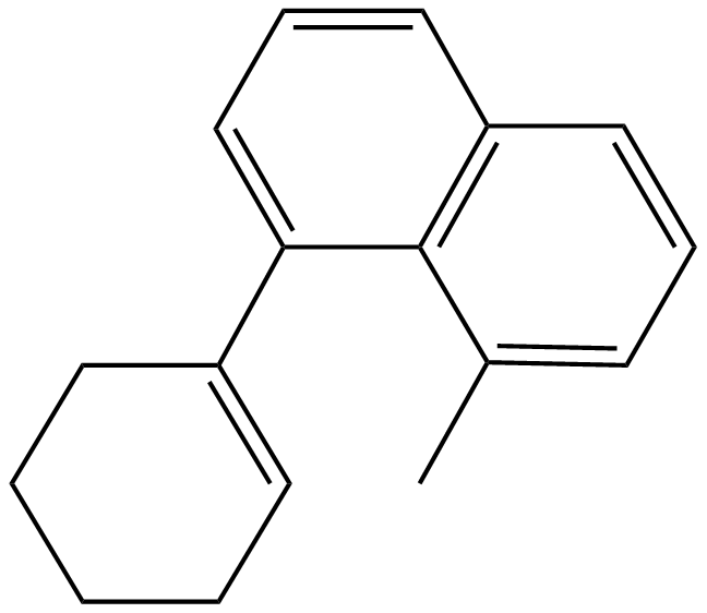 Image of 1-(8-methyl-1-naphthyl)-cyclohexene