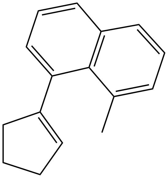 Image of 1-(8-methyl-1-naphthyl)-cyclopentene