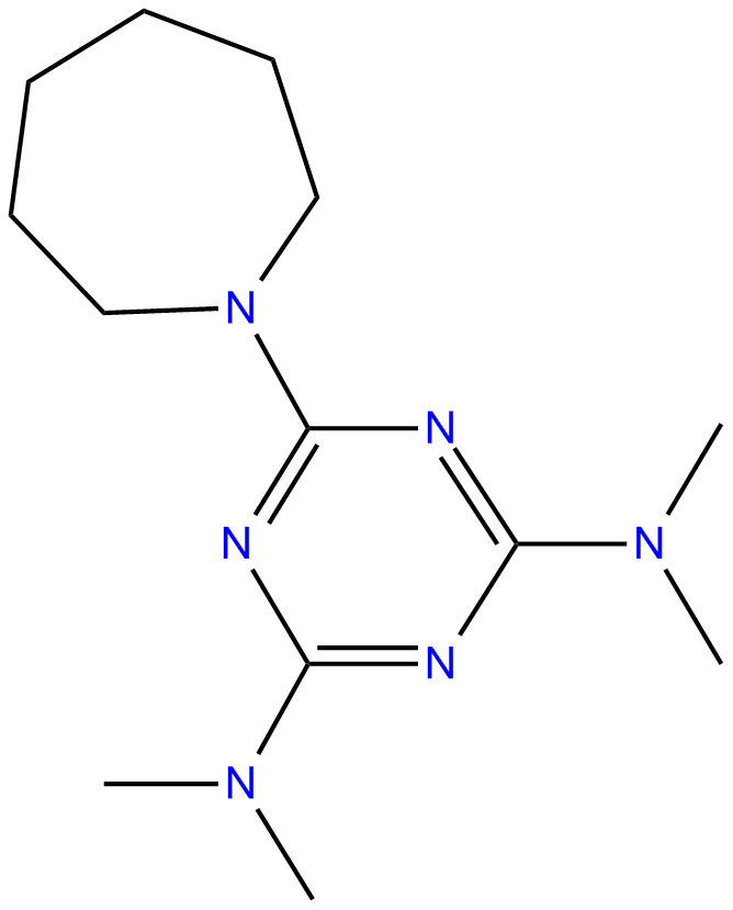 Image of 1-(hexamethyleneimine)-3,5-bis(dimethylamino)-1,3,5-triazine
