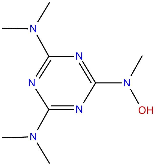 Image of 1-(hydroxyamino)-3,5-bis(dimethylamino)-s-triazine