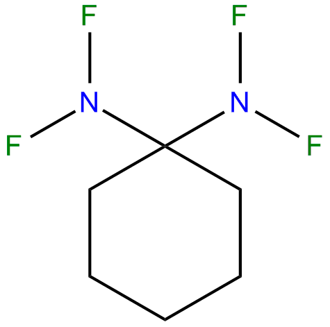 Image of 1,1-bis(difluoroamino)cyclohexane
