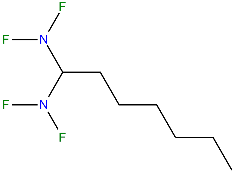 Image of 1,1-Bis(difluoroamino)heptane
