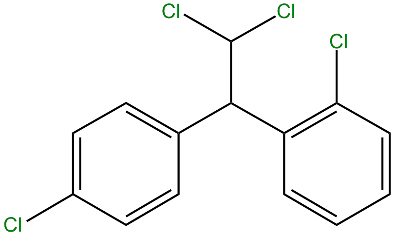 Image of 1,1-dichloro-2-(2-chlorophenyl)-2-(4-chlorophenyl)ethane