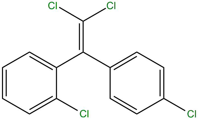 Image of 1,1-dichloro-2-(2-chlorophenyl)-2-(4-chlorophenyl)ethene