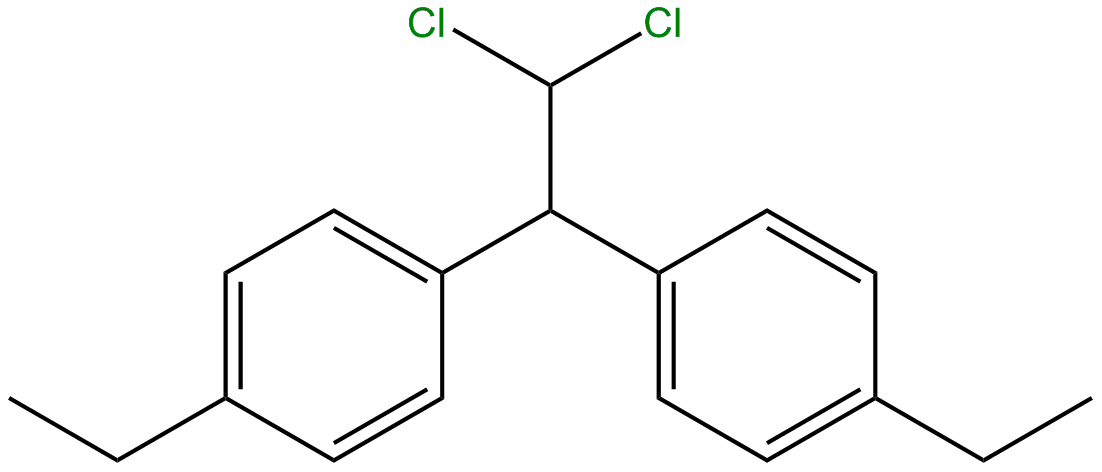 Image of 1,1-dichloro-2,2-bis(p-ethylphenyl)ethane