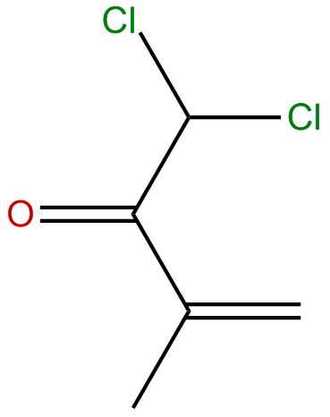 Image of 1,1-dichloro-3-methyl-3-buten-2-one