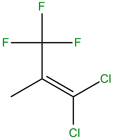 Image of 1,1-dichloro-3,3,3-trifluoro-2-methyl-1-propene