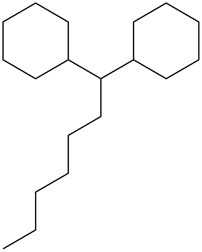 Image of 1,1-dicyclohexylheptane
