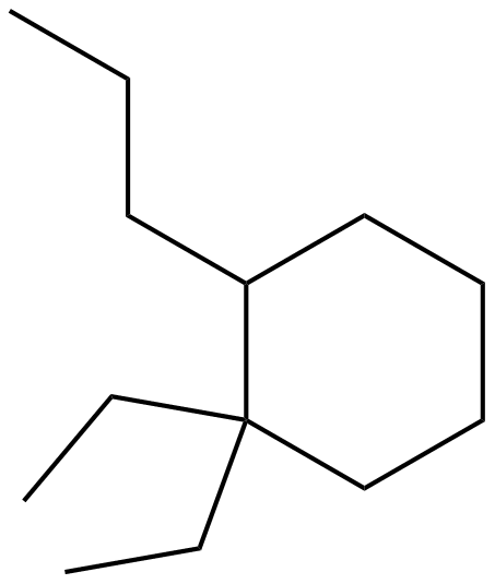 Image of 1,1-diethyl-2-propylcyclohexane