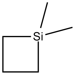 Image of 1,1-dimethyl-1-silacyclobutane