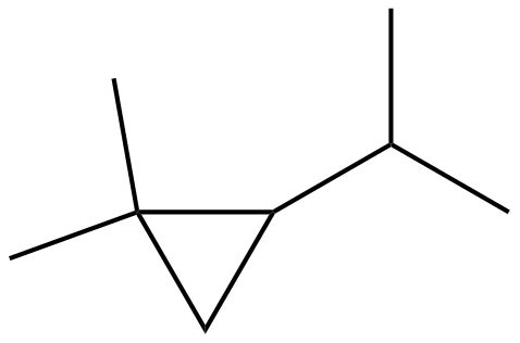 Image of 1,1-dimethyl-2-isopropylcyclopropane