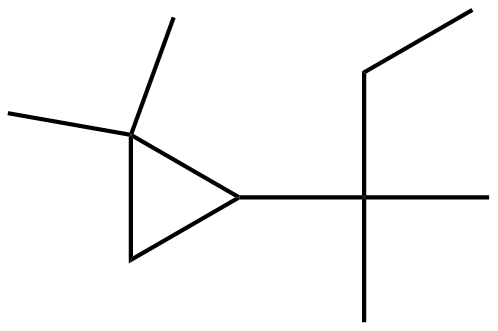 Image of 1,1-dimethyl-2-(1,1-dimethylpropyl)cyclopropane