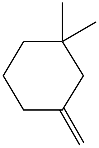 Image of 1,1-dimethyl-3-methylenecyclohexane