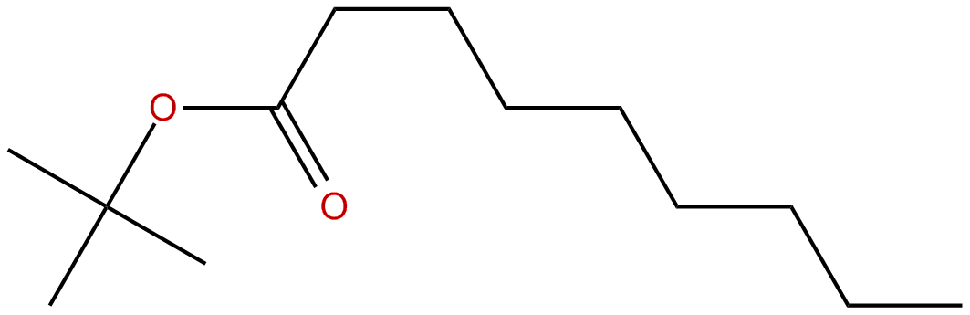 Image of 1,1-dimethylethyl nonanoate