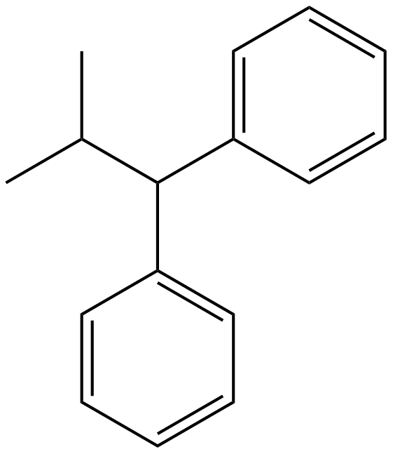 Image of 1,1-diphenyl-2-methylpropane