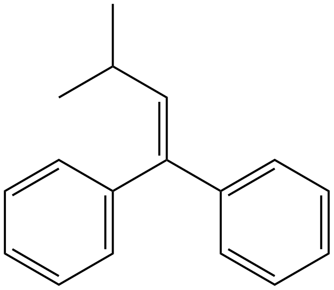 Image of 1,1-diphenyl-3-methyl-1-butene