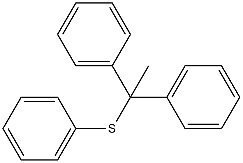 Image of 1,1-diphenylethyl phenyl sulfide