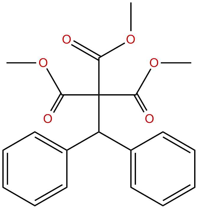 Image of 1,1,1-ethanetricarboxylic acid, 2,2-diphenyl-, trimethyl ester