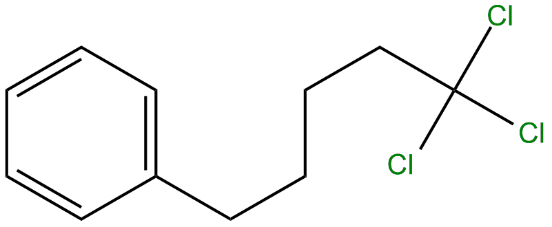 Image of 1,1,1-trichloro-5-phenylpentane