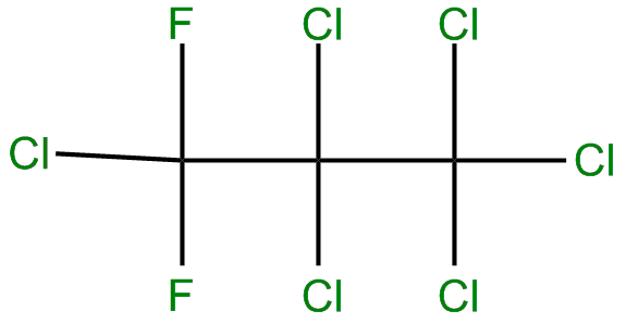 Image of 1,1,1,2,2,3-hexachloro-3,3-difluoropropane
