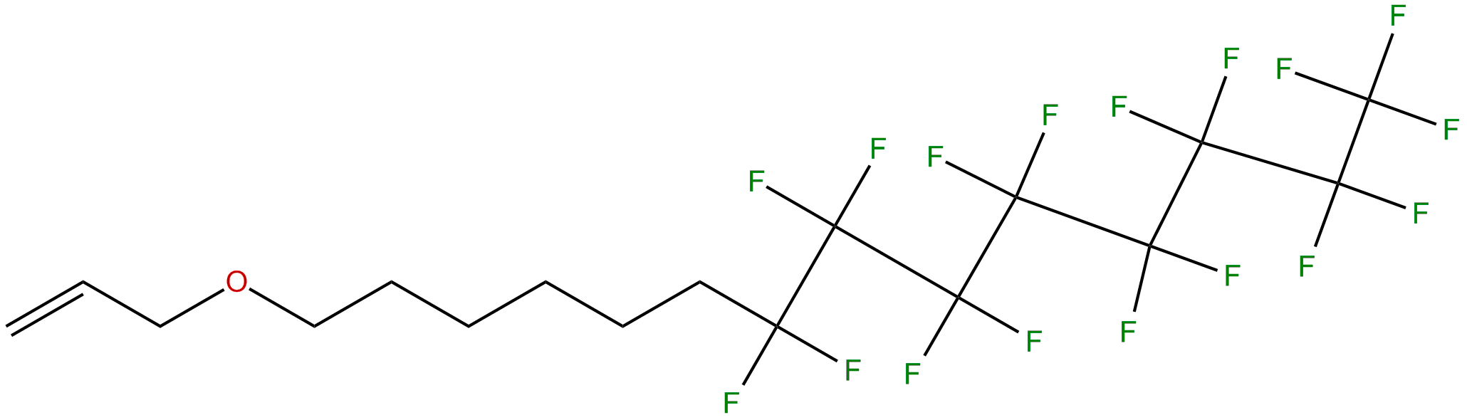 Image of 1,1,1,2,2,3,3,4,4,5,5,6,6,7,7,8,8,-heptadecafluoro-14-(2-propenyloxy)tetradecane