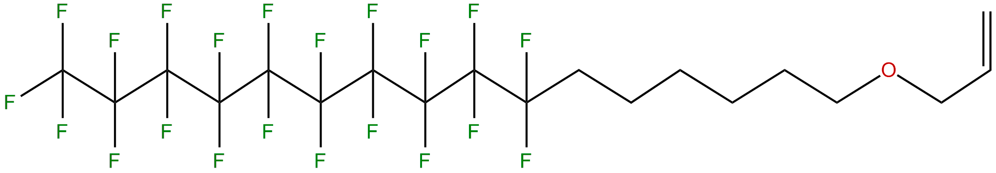Image of 1,1,1,2,2,3,3,4,4,5,5,6,6,7,7,8,8,9,9,10,10-heneicosafluoro-16-(2-propenyloxy)hexadecane