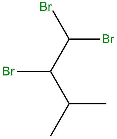 Image of 1,1,2-tribromo-3-methylbutane