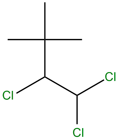 Image of 1,1,2-trichloro-3,3-dimethylbutane