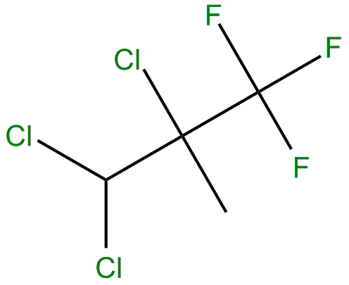 Image of 1,1,2-trichloro-3,3,3-trifluoro-2-methylpropane