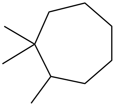 Image of 1,1,2-trimethylcycloheptane