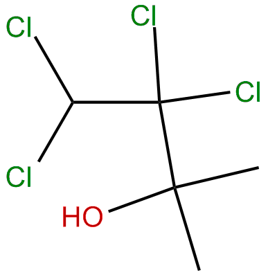 Image of 1,1,2,2-tetrachloro-3-methyl-3-butanol