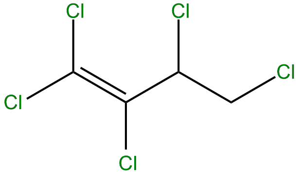 Image of 1,1,2,3,4-pentachloro-1-butene