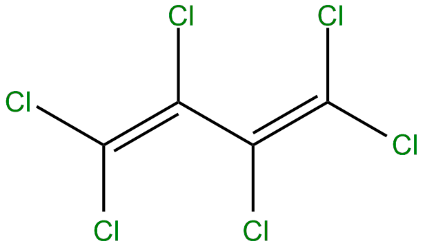 Image of 1,1,2,3,4,4-hexachloro-1,3-butadiene