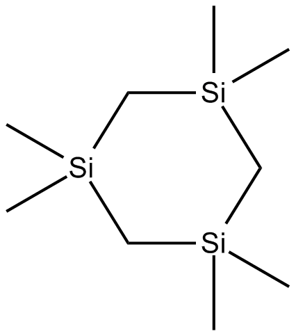 Image of 1,1,3,3,5,5-hexamethyl-1,3,5-trisilacyclohexane