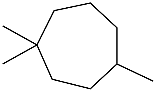 Image of 1,1,4-trimethylcycloheptane