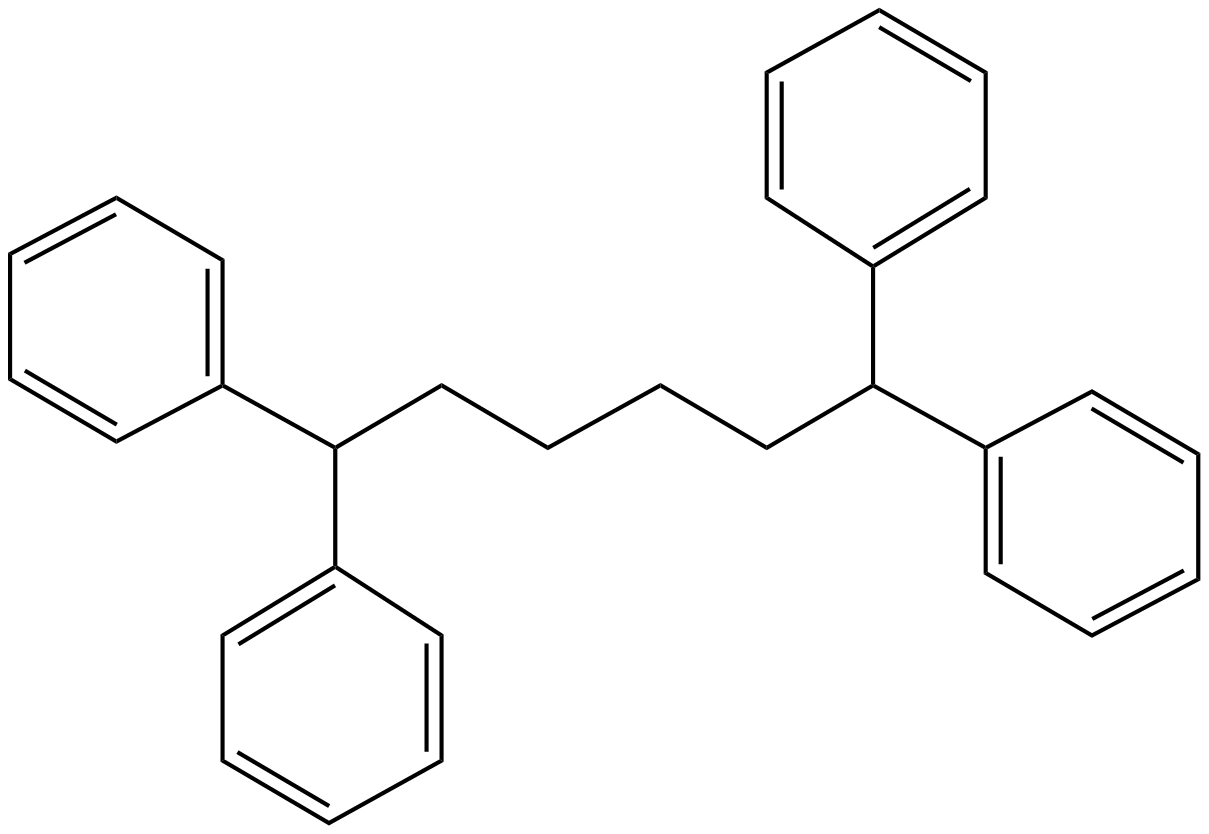 Image of 1,1,6,6-tetraphenylhexane