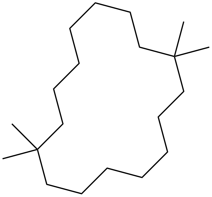 Image of 1,1,9,9-tetramethylcyclohexadecane