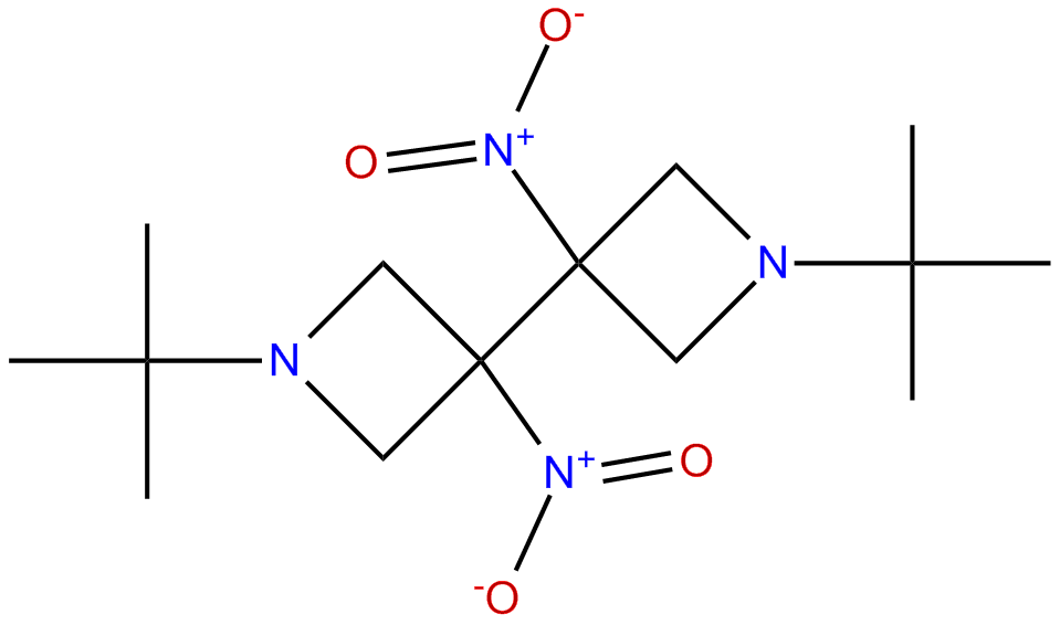Image of 1,1'-bis(1,1-dimethylethyl)-3,3'-dinitro-3,3'-biazetidine