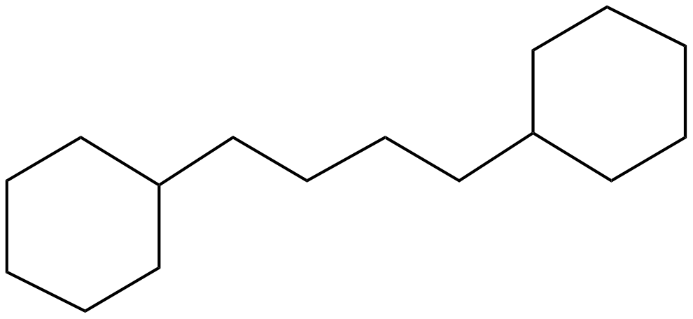 Image of 1,1'-(1,4-butanediyl)biscyclohexane