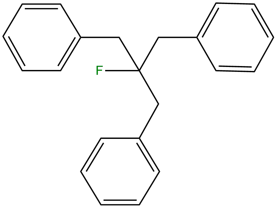 Image of 1,1'-(2-fluoro-2-(phenylmethyl)-1,3-propanediyl)bis-benzene