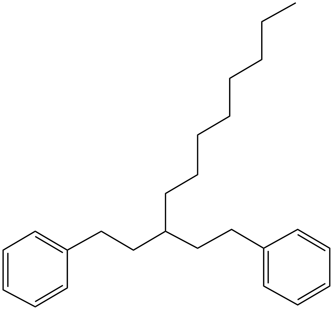 Image of 1,1'-(3-octyl-1,5-pentanediyl)bis-benzene